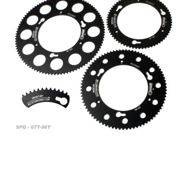Aluminum 2-Piece Go Kart Racing Sprocket 70 for Use with #35 Chain Note: Generic Image Exact Tooth # May Vary 